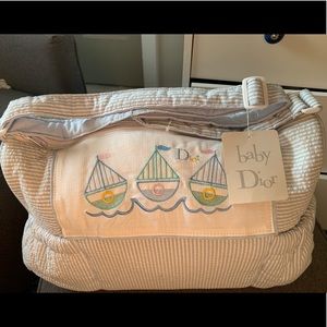 BABY DIOR NWT SAILBOAT DIAPER BAG